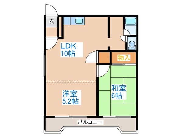 エルム山の手の物件間取画像